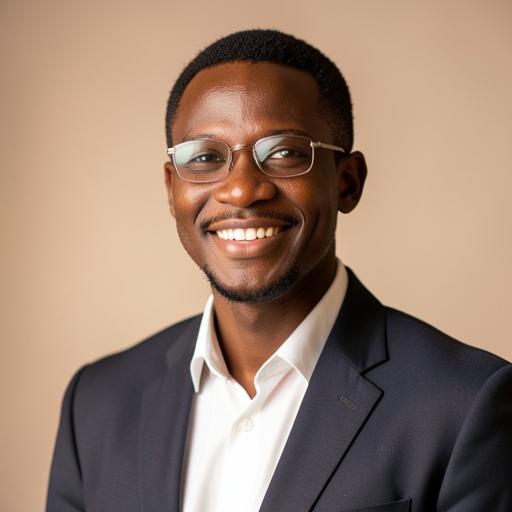 Portrait of Mr. Kwame Mensah, verified chemistry teacher